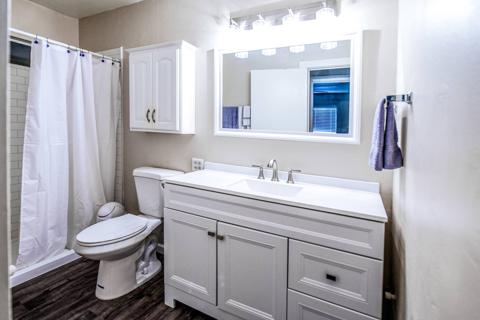Remodeled bathroom
