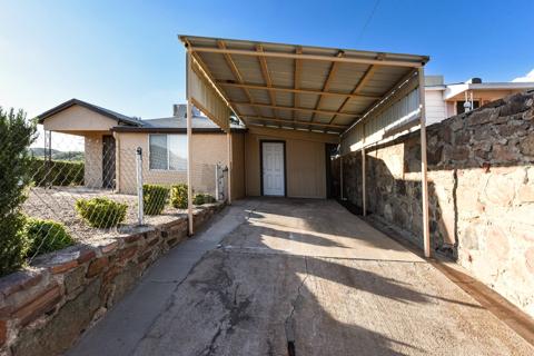 Carport and driveway